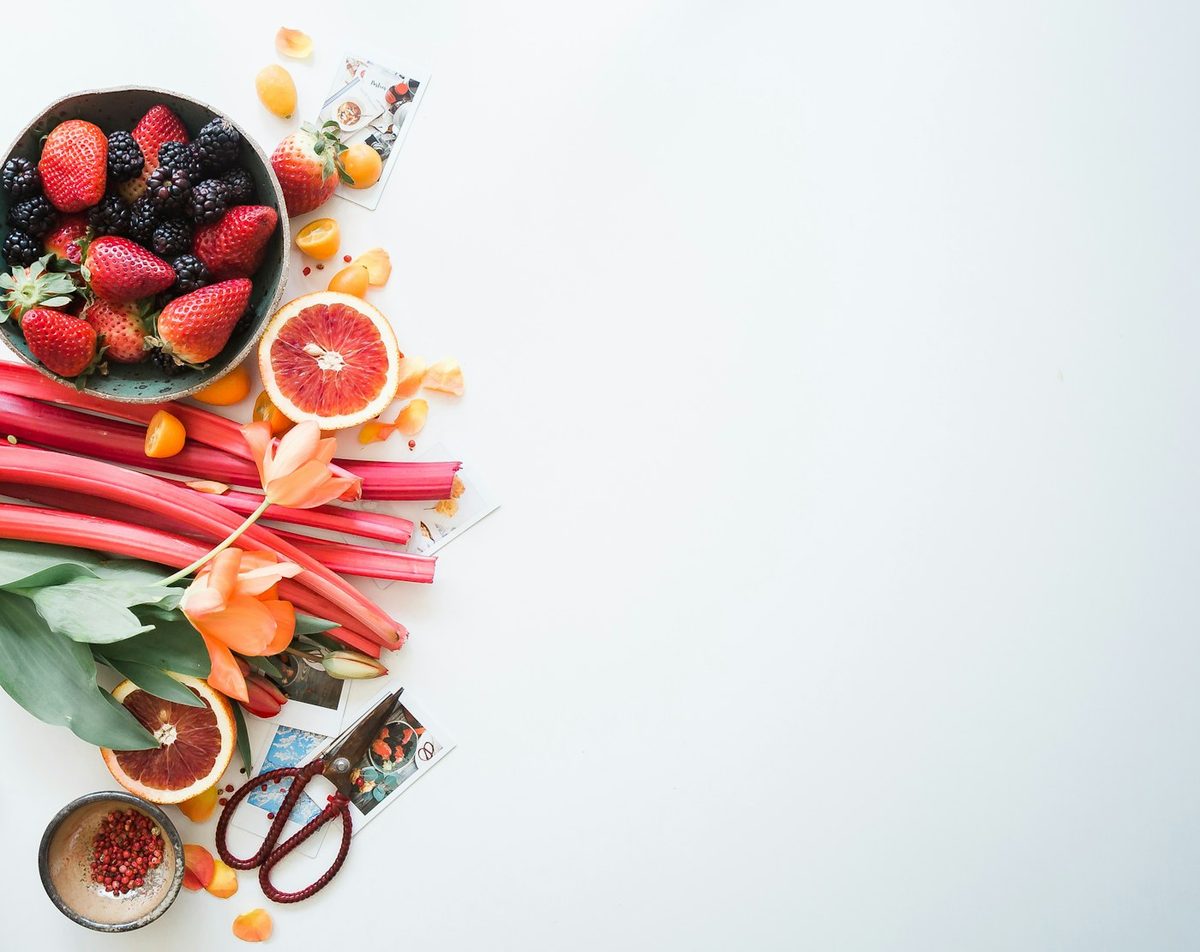 Fresh fruit arranged on a table